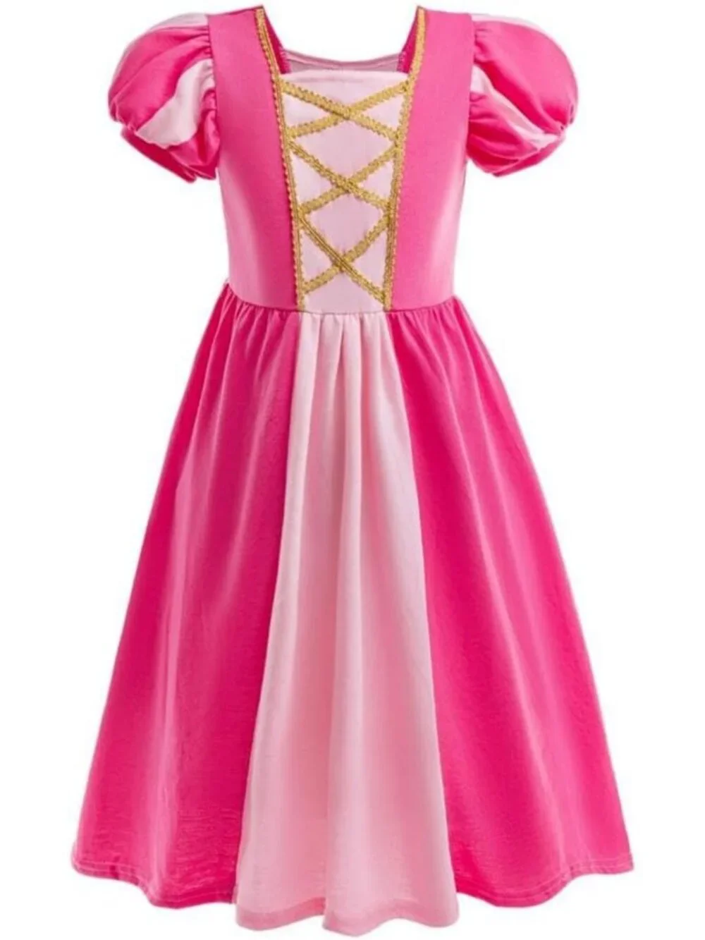 Girls' Princess Dress Up Costume for Halloween, Birthday Parties & Everyday Play